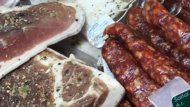 Solone, surowe produkty mięsne