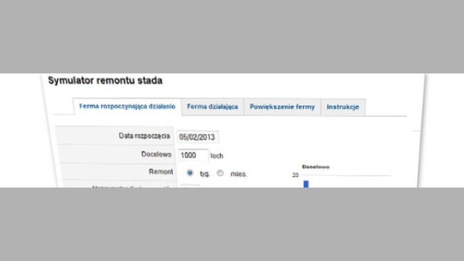 Symulator remontu stada podstawowego