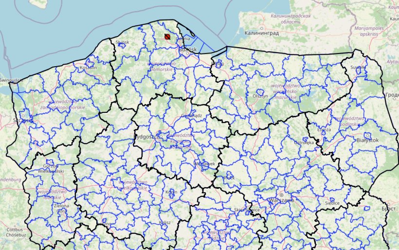 Pierwsze ognisko ASF u świń w 2025. Źr&oacute;dło: Gł&oacute;wny Inspektorat Weterynaryjny